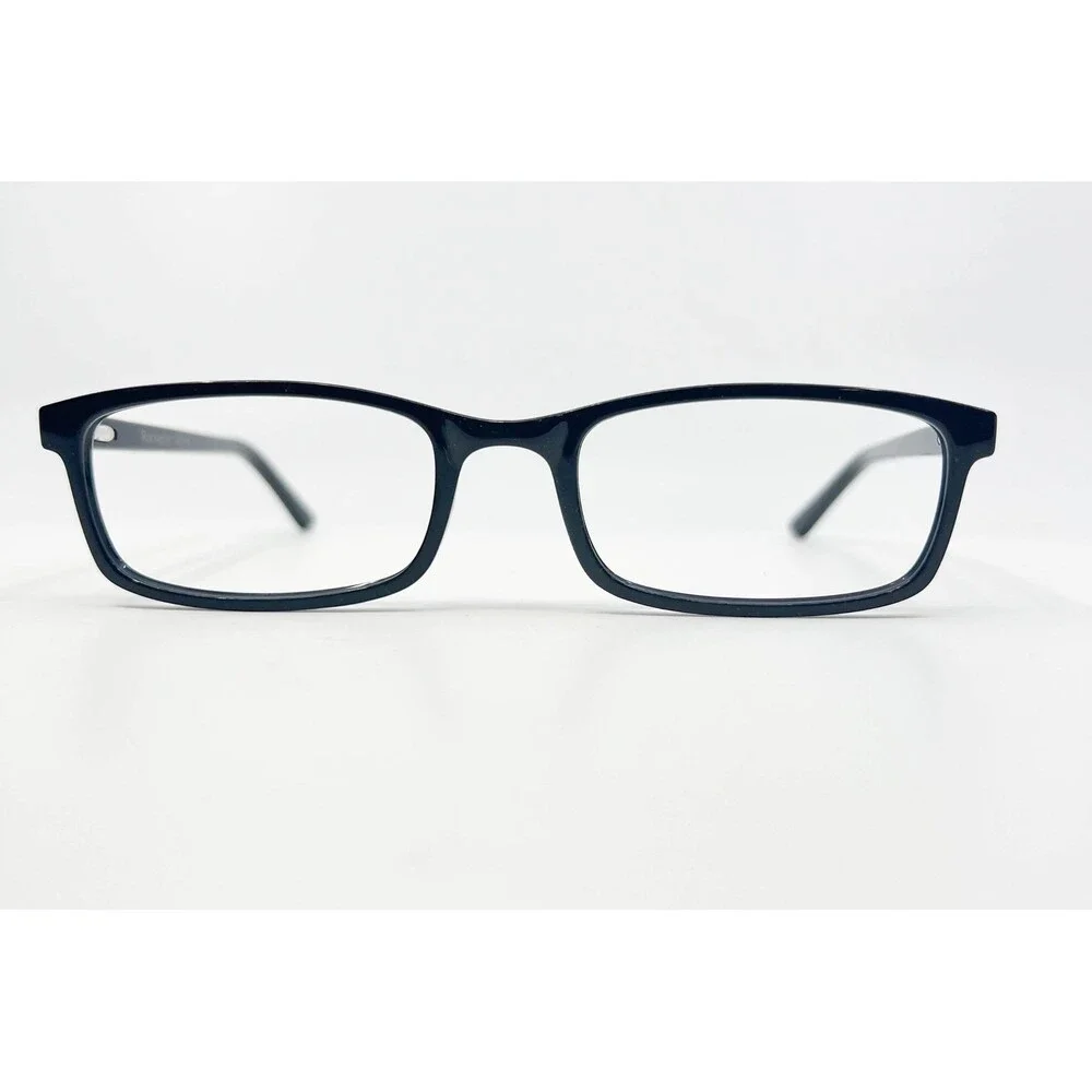 Rochester Eyeglass Frames Mens Black Rectangular Full Rim 145mm 39377